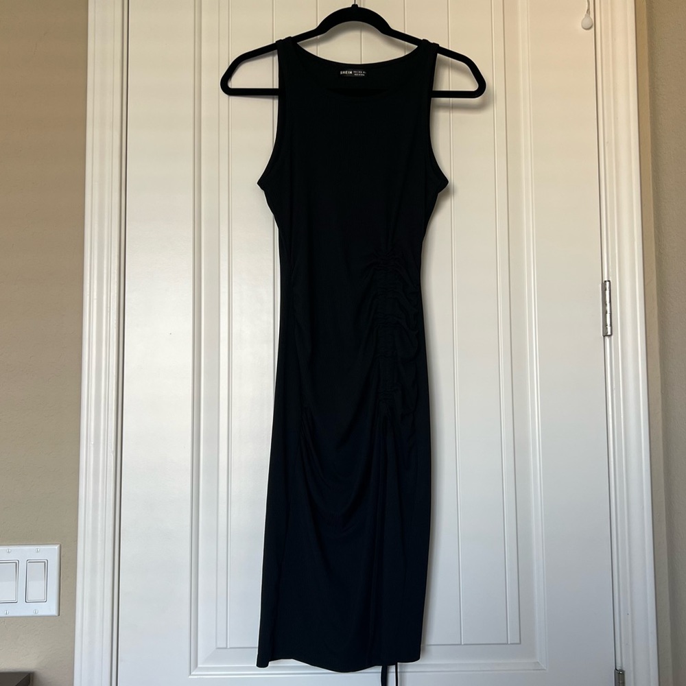 Black Dress with front slit